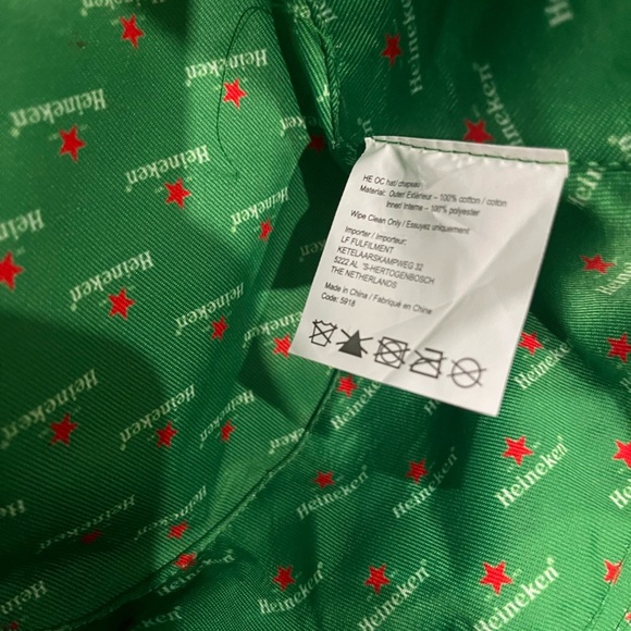 Heineken Green Bucket Hat- Unisex NWOT - Picture 7 of 8